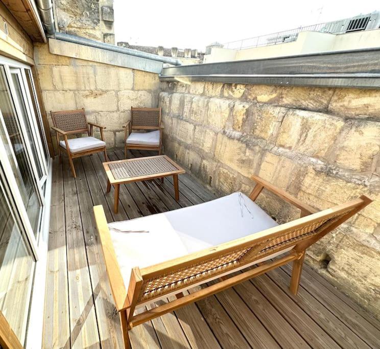 利布尔讷5- Hypercentre - 4Pers - Clim - Terrasse - Netflix公寓 外观 照片